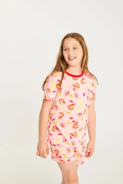 Shrimp on the Barbie - Kids Peach Set